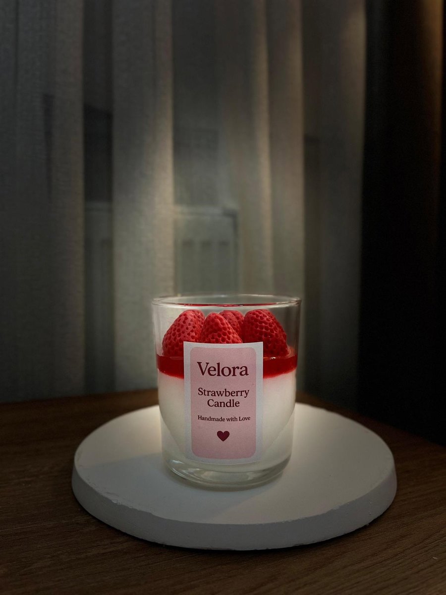🍓Velora Strawberry Jam Candle