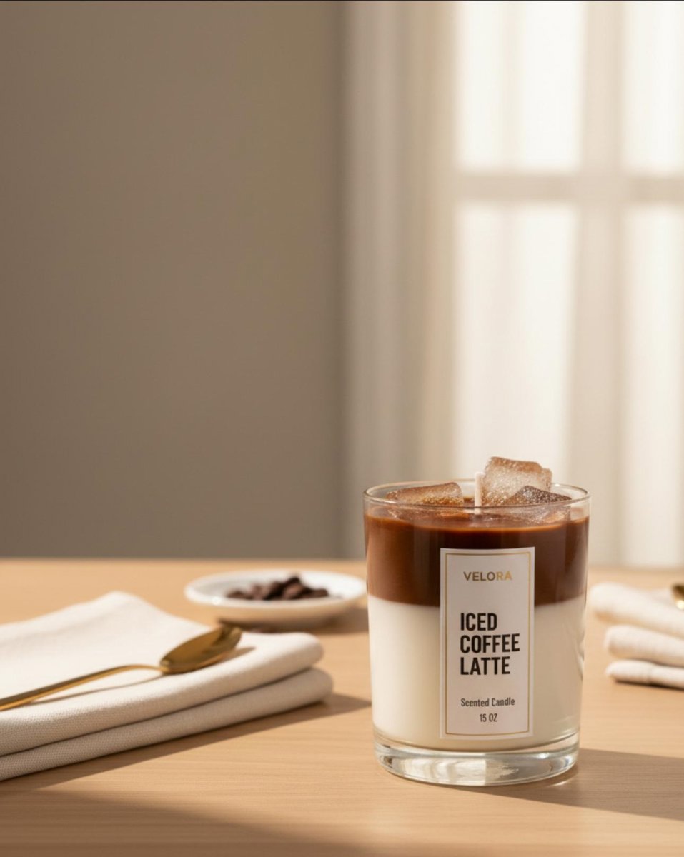 ☕ Velora Iced Coffee Latte – Kahve Kokulu Premium Soya Mum